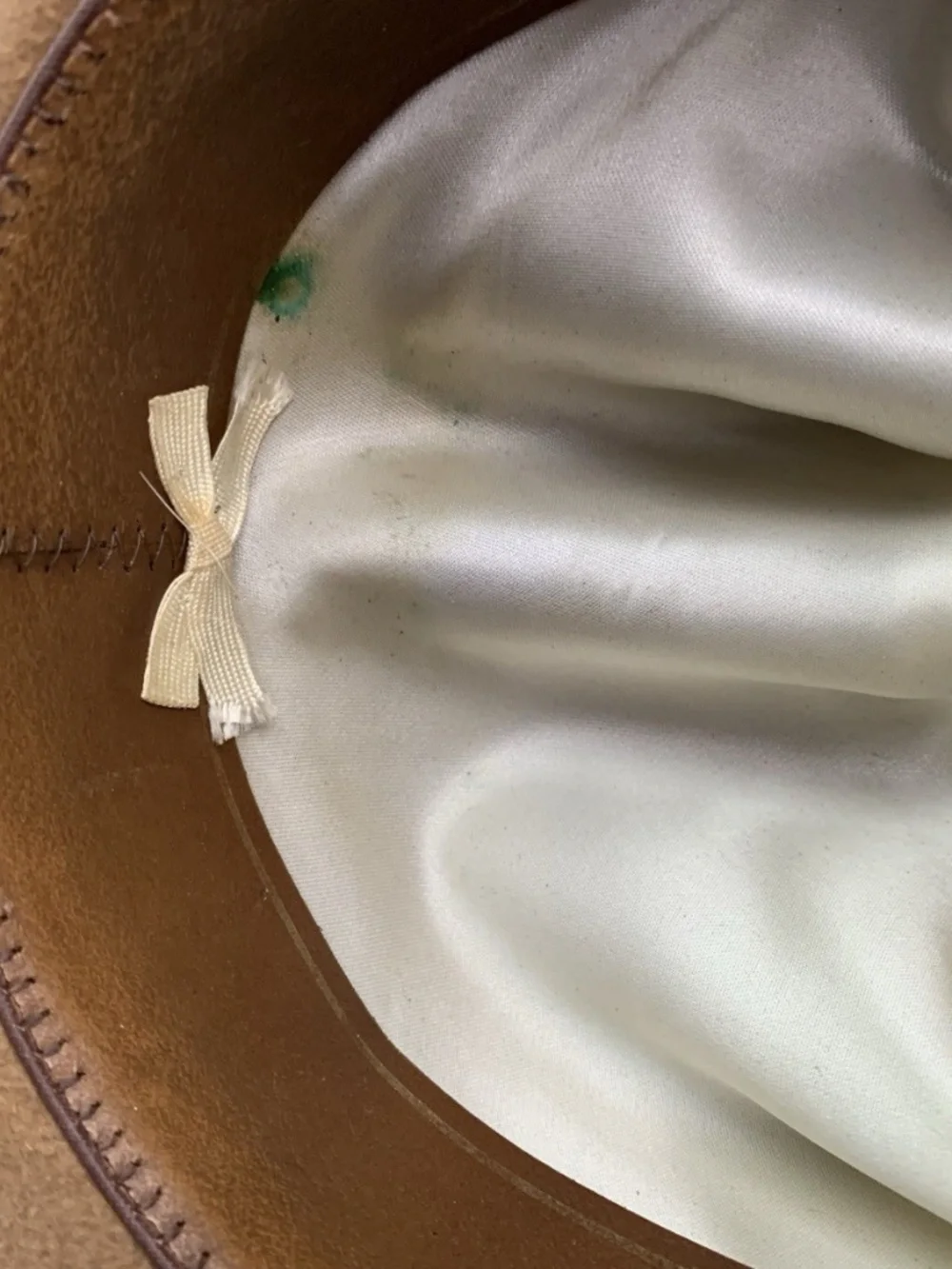 Vintage Stetson John B. Stetson 4x Beaver XXXX Stetson Tan Cowboy Hat Bullriding - Picture 9 of 12